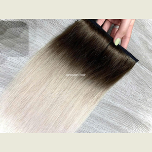 Extensiones de Cabello Vietnamita de Calidad de Lujo, con Clip, Hechas con Tecnología Rusa para Extensiones de Cabello Humano Suaves y Sedosas, para Uso en Salón - Product Image 2