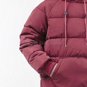 Chaqueta acolchada impermeable para hombre hecha a medida al por mayor, el último diseño más vendido con cierre de cremallera, poliéster transpirable liso para invierno - Product Image 5