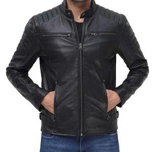 Veste en cuir véritable pour hommes Mode de haute qualité Veste entièrement personnalisée à manches longues - Product Image 6