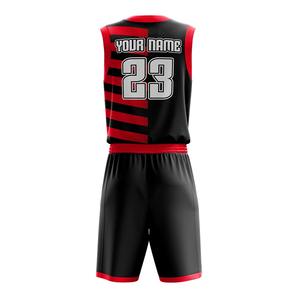 Uniforme de basket-ball pour hommes à logo personnalisé, coupe ajustée, best-seller en gros / Uniforme de basket-ball pour hommes en matière respirante - Product Image 6