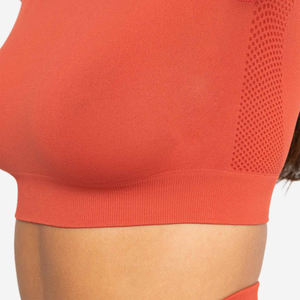 Logo personnalisé OEM Ensembles de femmes de yoga et fitness en vente/Ensemble deux pièces pour femmes Ensembles côtelés à manches longues grande taille - Product Image 6