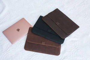 Housse de haute qualité pour Apple MacBook Air 2025 15 pouces M4 Pro13 14 16 cuir Ultra-mince Super mince pochette pochette pour ordinateur portable - Product Image 2