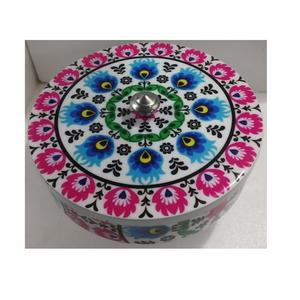 Best quality Brass <b>Masala</b> <b>Box</b> Spice Container With Seven Compartment Brass Spice Utlility <b>Box</b> For Kitchen supplier from India - Product Image 4