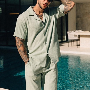 Venta al por Mayor, Nueva Colección 2024, Traje Formal de Invierno para Mujer, Camisa de Manga Larga de Color Sólido y Pantalones con Botones - Product Image 3