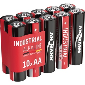 Pile industrielle ANSMANN 1,5 V AA Mignon 2700 mAh LR6 4006, lot de 10 pour la réparation d'appareils - Product Image 1