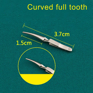 O hemostato vascular venoso arterial aço inoxidável do grampo mais perto temporariamente obstruem o grampo hemostático transversal venoso - Product Image 3