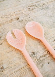 Meilleure Qualité Fabriqué À La Main En Résine Fourchette Cuillère Ustensiles En Bois Très Poli avec Logo Personnalisé Maison Hôtel Restaurants Directement Inde - Product Image 6