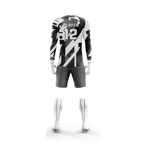2024 nouveau maillot de football à impression par sublimation chemise uniforme de gardien de but ensembles élégants pour les vêtements d'équipe - Product Image 3