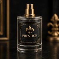 Autocollants en métal aluminium personnalisés en relief pour vin et parfum, imperméables, étiquettes 3D personnalisées, emballage personnalisé, autocollants en aluminium