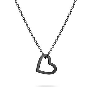 Joyería de moda para mujer, colgante de corazón hueco de acero inoxidable personalizado, collar con nombre personalizado, Idea de regalo familiar Simple - Product Image 1