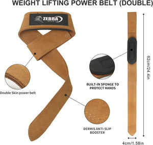 Sangle de levage sportive en nylon élastique avec logo personnalisé accessoire d'entraînement de musculation de Offre Spéciale - Product Image 3