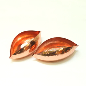 Bougeoir en cuivre personnalisé chauffe-plat décoratif décoration de la maison chandelier support pour pièce de design de Noël avec vente - Product Image 3