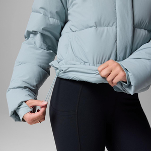 Abrigo de Invierno Personalizado para Mujer, Talla Grande, Cálido, Impermeable, Chaqueta Acolchada Brillante, Corta, Estilo Burbuja - Product Image 6