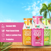 Vinut Cocogurt Drink W Aardbei | 280Ml (Verpakking Van 24), Non-Gmo, Geen Toegevoegde Suiker, Groothandel Leverancier, Gratis Monster, Oem Odm