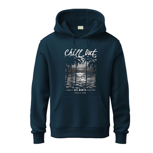 Sudadera con capucha de felpa francesa Tela de mezcla de algodón Premium, marca OEM, tamaño unisex en stock Sudaderas con capucha de felpa de algodón 100% - Product Image 1