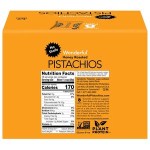 พิสตาชิโอคุณภาพเยี่ยมแบบไม่มีเปลือก อบน้ำผึ้ง ขนาด 2.25 ออนซ์ (แพ็ค 8 ถุง) - Product Image 6