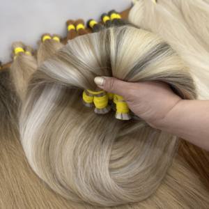 COLORES ESLAVOS DE CALIDAD PREMIUM EXTENSIONES DE CABELLO HUMANO DE DONANTE CRUDO RUSO RECTO NATURAL CUTÍCULA ALINEADO MEJOR VENTA - Product Image 6