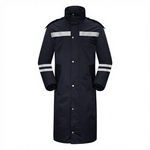 Imperméable décontracté en tissu Oxford réfléchissant de qualité supérieure avec capuche amovible, vente en gros pour hommes et femmes - Product Image 1