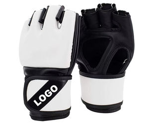 Gants de MMA de haute qualité avec sangle de poignet solide et ajustement sécurisé, équipement de MMA en matériau PU, fermeture à crochets et boucles, personnalisable - Product Image 1