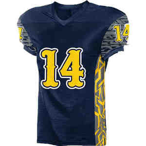 ชุดยูนิฟอร์มอเมริกันฟุตบอลแบบระบายอากาศ ออกแบบเองได้ ชุดกีฬาแบบซับลิเมชั่น ชุดยูนิฟอร์มกีฬาสำหรับทีม - Product Image 2