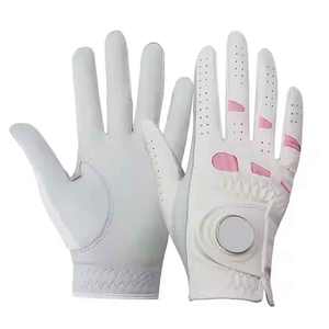 Guantes de golf de piel de oveja personalizados de primera calidad con diseño de logotipo personalizado para jugadores profesionales y uso promocional - Product Image 5