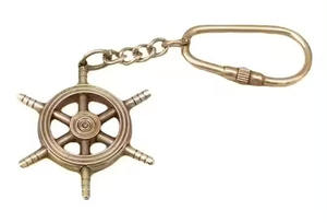 Laiton pur fait porte-clés porte-clés Durable longue durée qualité élégant pour vélo voiture porte-clés anneau utilisation dans le prix Chape - Product Image 4