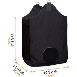 Sac à foin pour chevaux de qualité supérieure avec sangles réglables, solution d'alimentation durable et facile à utiliser pour les stalles et les voyages - Product Image 3