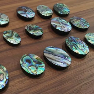 Piedra de Concha de Abulón Natural de Alta Calidad, Gema Suelta en Forma Mixta Pulida para Sanación, 20% de Descuento y Regalo de Año Nuevo - Product Image 4