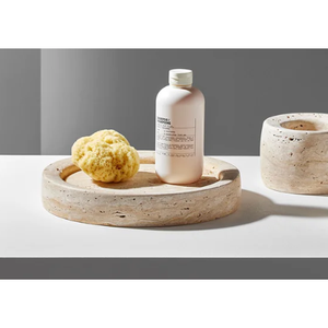 แท่นวางเค้กและจานเสิร์ฟขนมหวานจากหินธรรมชาติชนิดทราเวอร์ทีน - Product Image 3