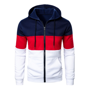 Vente en gros OEM, sweats à capuche pour hommes avec fermeture éclair complète, sweat à capuche avec logo personnalisé pour hommes et femmes - Product Image 1