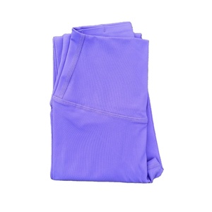 กางเกงโยคะเอวสูงสีพื้น มีกระเป๋าหลัง ทรงครอป สำหรับผู้หญิง เหมาะสำหรับออกกำลังกาย เล่นกีฬา วิ่ง และฝึกซ้อมทุกประเภท - Product Image 4