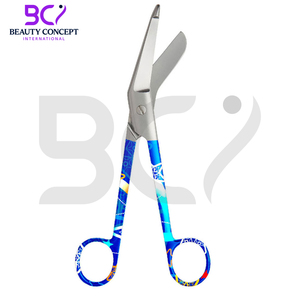 Tijeras de vendaje quirúrgico de calidad superior con tarifa al por mayor para diestros de Color azul, uso de 7,5 pulgadas para removedor de vendaje - Product Image 2