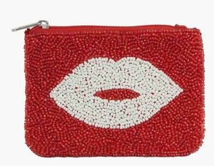 กระเป๋าใส่เหรียญแบบมีซิป งานแฮนด์เมด ดีไซน์หรูหรา สำหรับผู้หญิงและเด็กผู้หญิง ตกแต่งด้วยลูกปัดปักลาย  สไตล์แฟชั่นสำหรับใช้ในชีวิตประจำวัน ผลิตในอินเดีย - Product Image 2