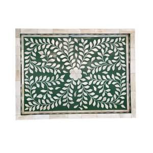 Best Design Copper Bowls Set with Tray Special <b>Eid</b> <b>Gifts</b> Bone Inlays Serving Trays for Living Room Tableware - Product Image 1