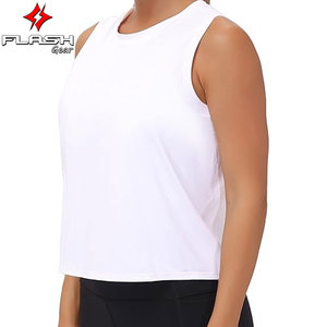 Tops de entrenamiento para mujer Seda de hielo Secado rápido Sin mangas Ligero Transpirable Activewear Gimnasio Yoga Correr Actividades al aire libre - Product Image 1