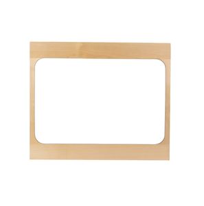 Cadre de corbeille en bois massif UV 450x356x12.7mm ou accessoires de cuisine de taille personnalisée avec service OEM ODM - Product Image 1