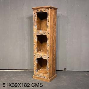 <b>Rustic</b> Wooden Bookshelf for Home Office Living Room Bedroom School Hotel with Durable Metal Construction Bookcases <b>Cabinet</b> - Product Image 5