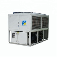 Refroidisseur de vis refroidi par air standard 80HP R22/R407C/R134A/R410A grande puissance usine d'origine