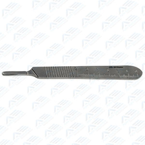 Apto Enterprises Mango de Bisturí Quirúrgico Manual de Acero Inoxidable, Calidad Premium, Hoja Desmontable, Certificado CE, Uso Quirúrgico de Larga Duración - Product Image 3