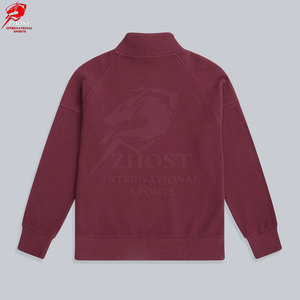 Sudaderas personalizadas de tela suave, cómodas, cálidas y elegantes para mujer, con media cremallera, para un estilo de vida moderno y uso diario. - Product Image 2