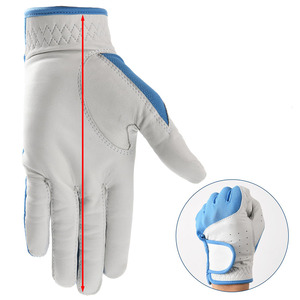 Gants de golf en peau de mouton respirants, coupe décontractée, faciles à porter en extérieur, impression personnalisée du logo et de la taille, port régulier, les mieux notés - Product Image 3