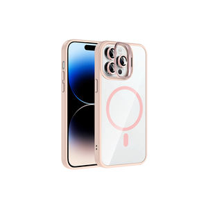 Coque de luxe SAFA Série Etro compatible MagSafe pour iPhone 14 Pro Max avec support intégré en silicone 3D et protection de l'objectif de l'appareil photo - Product Image 1