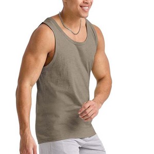 Camiseta Deportiva de Algodón Transpirable para Hombre, Talla Grande, Cuello Redondo, Secado Rápido, Antibolitas, Ropa OEM Totalmente Personalizada - Product Image 4