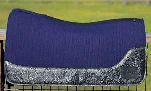 Tapis de selle Western personnalisables, rembourrage épais antidérapant, doublure en polaire, coque en cuir, disponible en plusieurs couleurs, tailles pour chevaux - Product Image 3