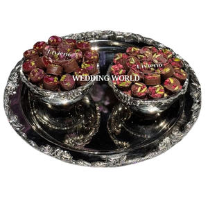 Bol à chocolat en or de luxe, taille personnalisée, fait à la main, bol à bonbons classique, élégant, fantaisie, nouveau bol à chocolat - Product Image 4