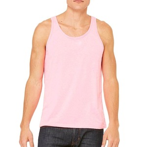 Venta al por mayor de alta calidad personalizado para hombre gimnasio desgaste activo Fitness deportes dobladillo redondo entrenamiento muscular camisetas sin mangas para hombre - Product Image 6