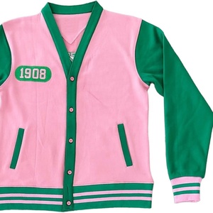 Cárdigan de Punto Acrílico Transpirable de Estilo Universitario Vintage para Mujer, Cuello en V, Manga Larga, Color Sólido, Bordado, Suéter de Invierno - Product Image 3