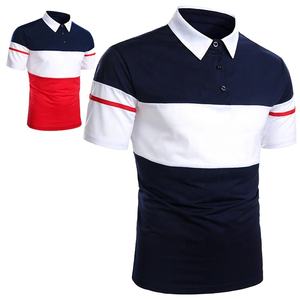 Nuevo verano manga corta Polo camisetas Casual Wear 180gsm algodón liso Polo camisas - Product Image 3