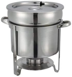 Recipiente para Calentar Alimentos de Acero Inoxidable de Alta Capacidad para Grandes Celebraciones con Construcción Profesional y Sistema de Calentamiento Seguro - Product Image 4