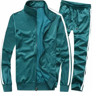 Chándales de lana con cremallera para hombre de alta calidad, venta al por mayor, entrenamiento de gimnasia, ropa de calle para atletas al aire libre, talla XL para invierno - Product Image 3
